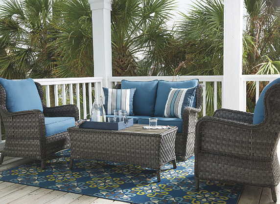 Abbots Court 4-Piece Outdoor Seating Set