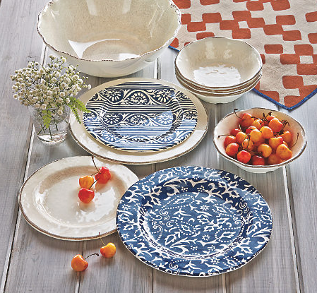 Home Accents Artisan Melamine Salad Plates