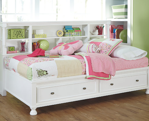 Kaslyn Twin Bookcase Bed